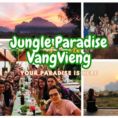 Jungle Paradise Vangvieng - Bungalows Vang Vieng Exterior foto