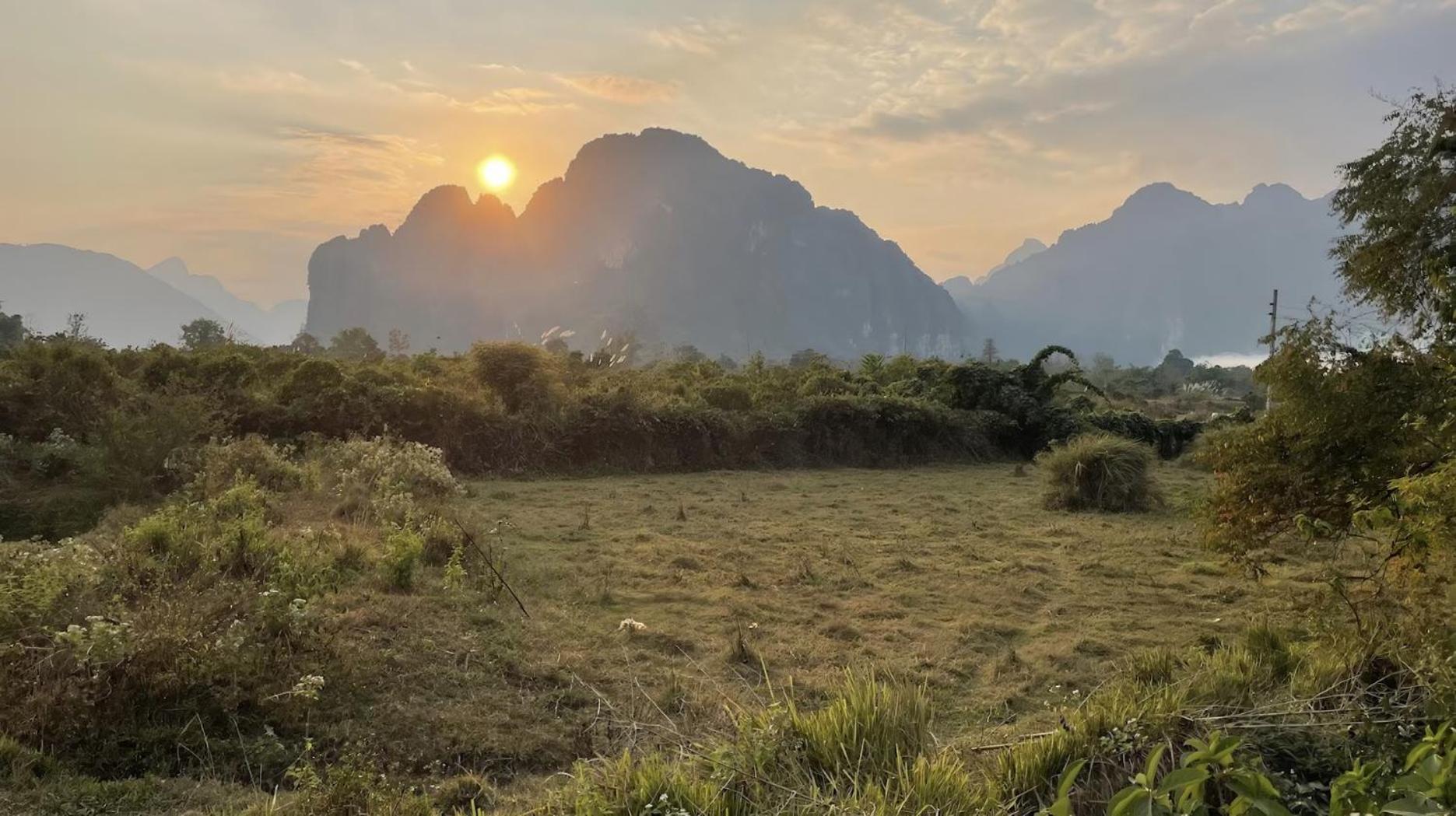 Jungle Paradise Vangvieng - Bungalows Vang Vieng Exterior foto